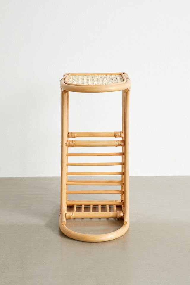 Rattan C-Side Table #1
