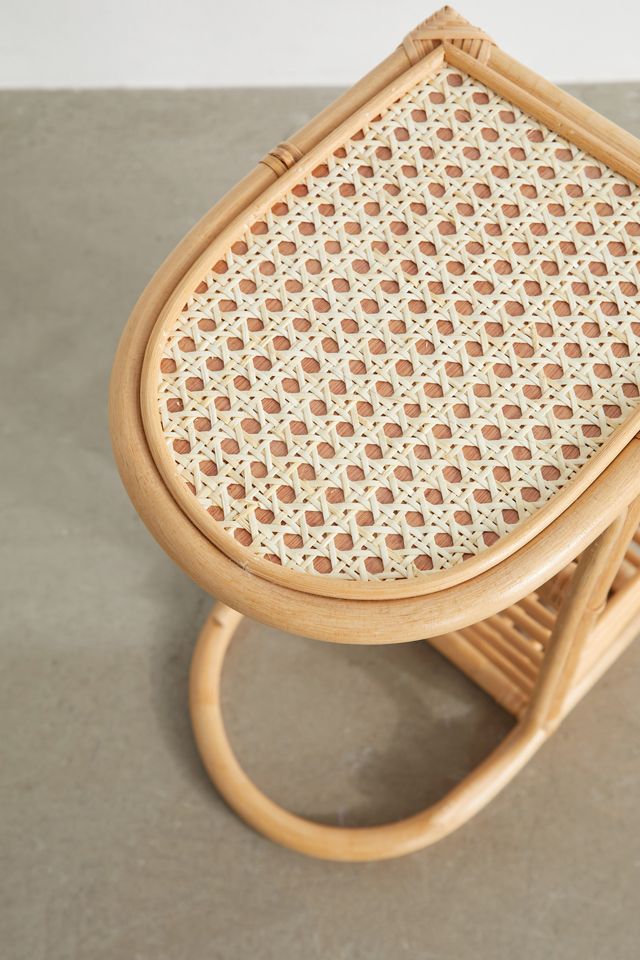 Rattan C-Side Table #3