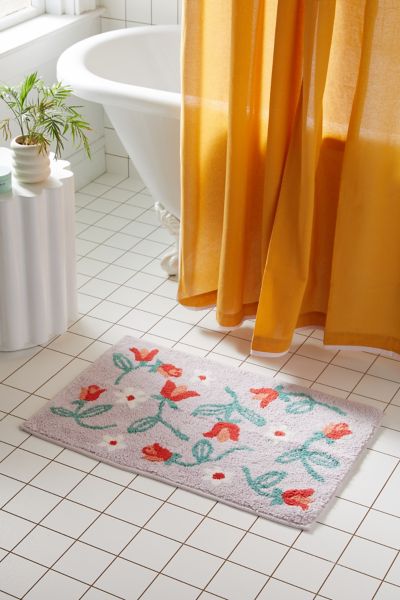 Lois Floral Bath Mat