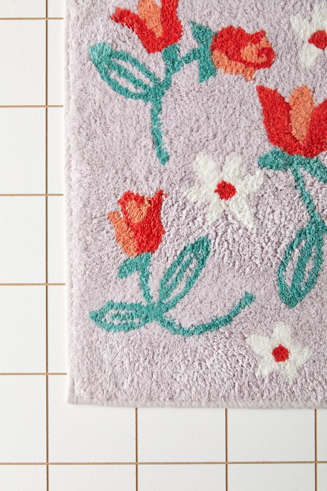 Lois Floral Bath Mat #3