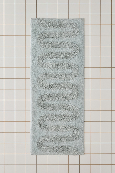 Looped Squiggle Runner Tufted Bath Mat