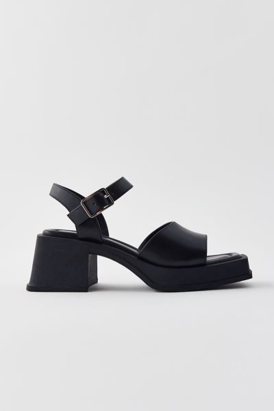 Shop Vagabond Shoemakers Hennie Block Heel Sandal In Black, Women's At Urban Outfitters