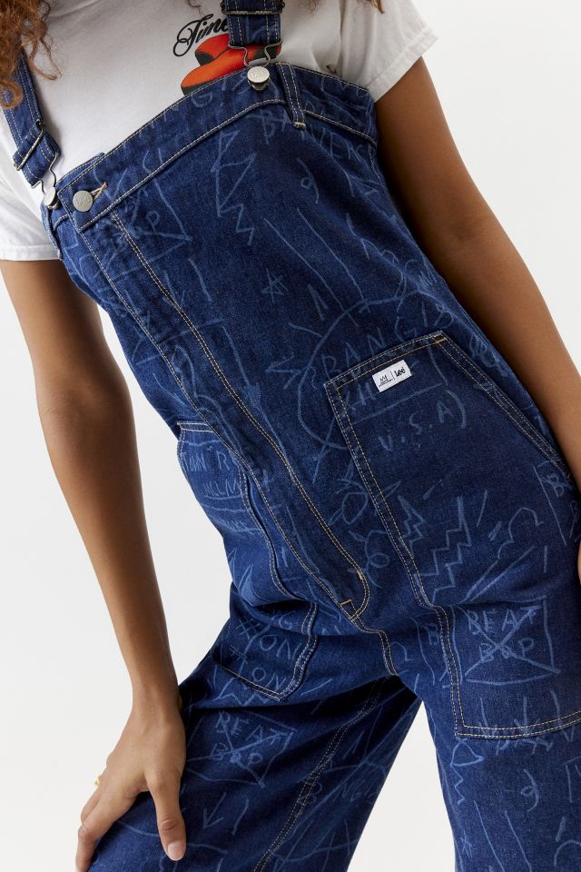 Lee x Jean-Michel Basquiat Denim Overall | Urban Outfitters