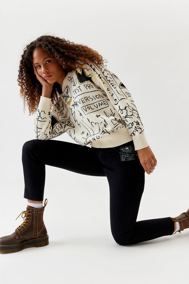 Lee x Jean-Michel Basquiat Printed Pocket Jean | Urban Outfitters