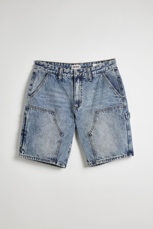 パンツ made in USA GUESS denim shorts el GUESS Originals Kit Destroyed Denim Shorts | GUESS