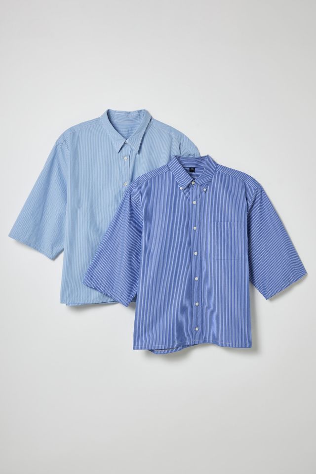 シャツ IONSEOUL Basic Air Crop Short Sleeve Shirt JP5D0007 Women's Cotton Cool Touch Short Sleeve Shirt | MUJI