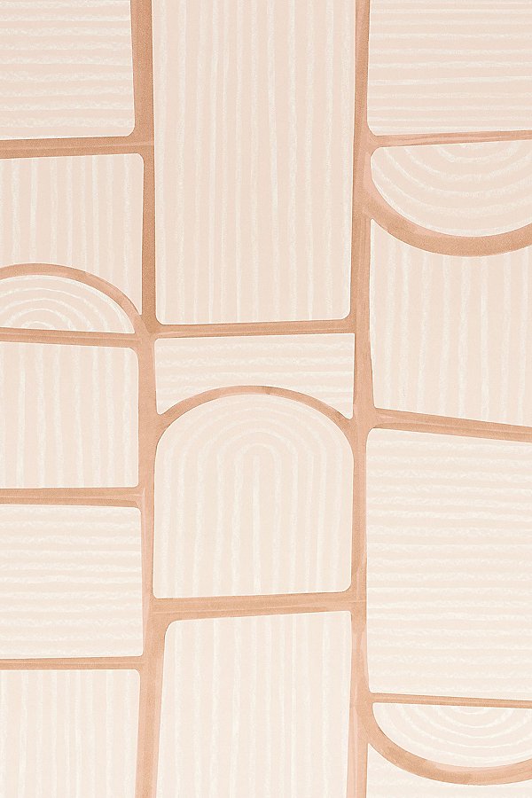 Backdrop Bloomsbury Wallpaper In Light Pink At Urban Outfitters