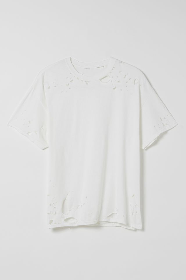 T-shirt aux effets usés refaçonné par Urban Renewal #1