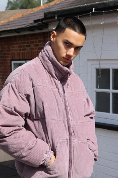 Bdg Patchwork Corduroy Harrington Jacket Cord Patchwork Jacke