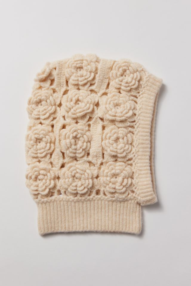 Rosette Crochet Balaclava #1