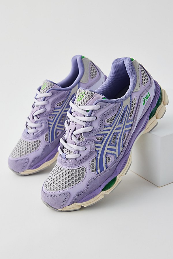 Shop Asics Gel-nyc Premium Sneaker In Cement Grey/ashrock, Women's At Urban Outfitters