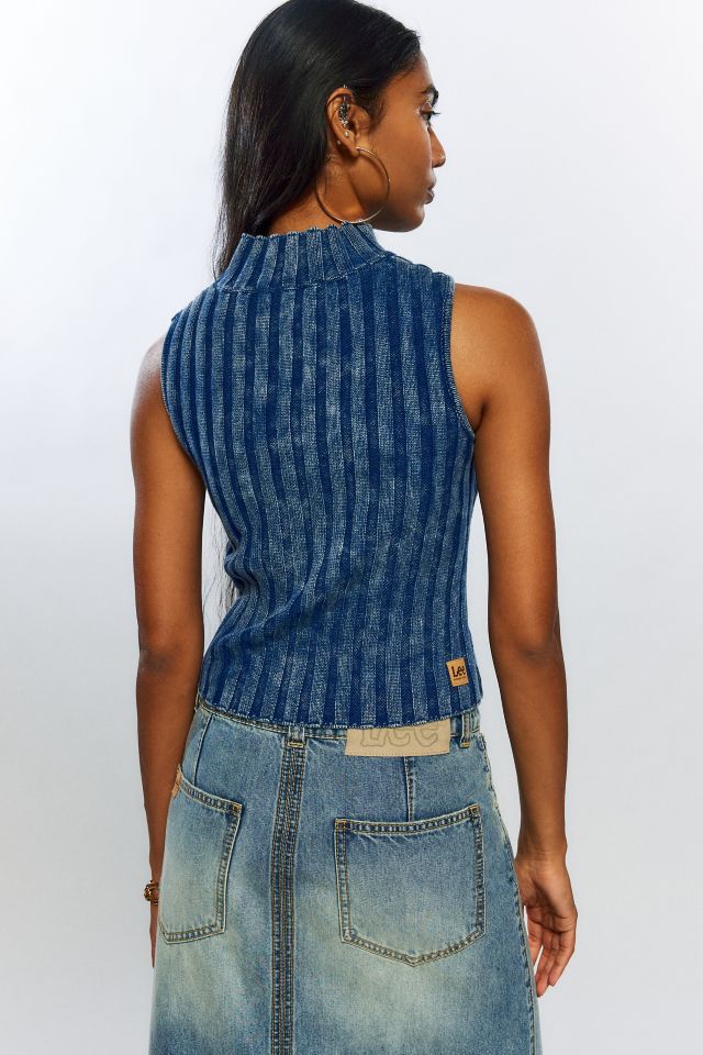 Lee X Angel Chen Mock Neck Sleeveless Sweater #4