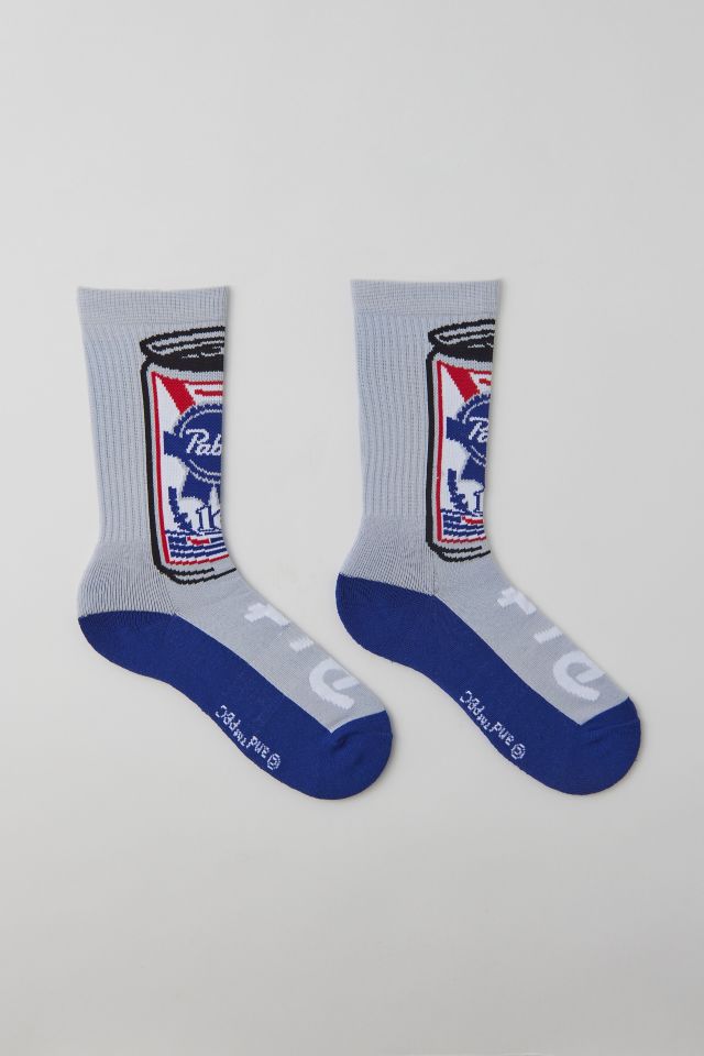Pabst Blue Ribbon Cans Crew Sock | Urban Outfitters