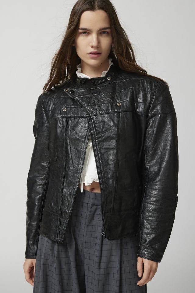 Patent leather hot sale moto jacket