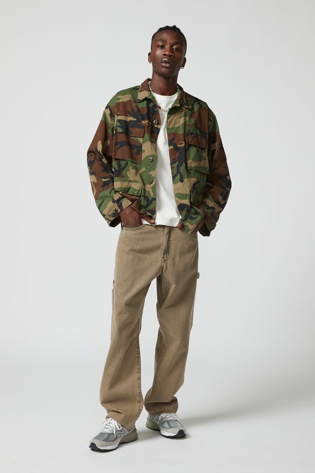 Urban Renewal Remade Cropped Camo Jacket | Urban Outfitters