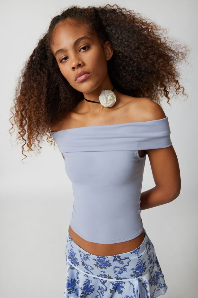 Urban Renewal Remade Stretch Off Shoulder Top Urban Outfitters