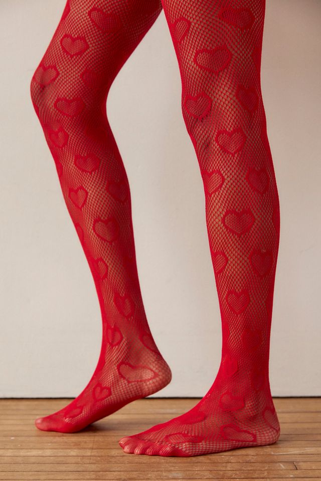 20D Love Game Intense Red Tights - Dim Style