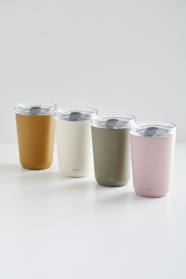 Kinto Coffee Travel To-Go Cup (12oz.), 4 Colors, Double-Walled