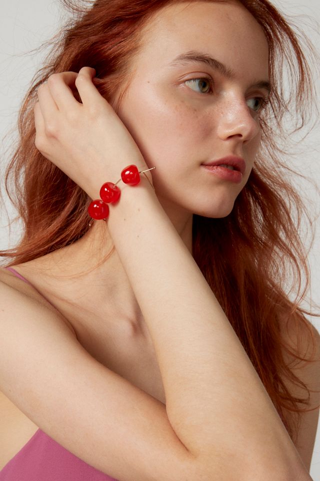 Statement Cherry Bracelet | Urban Outfitters