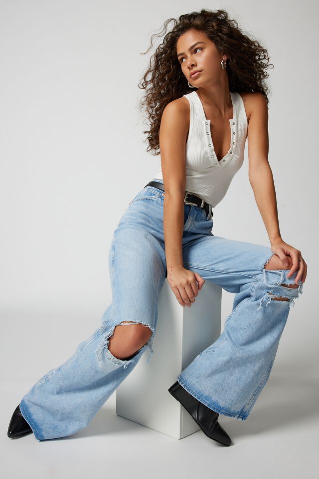 Wrangler Bonnie Loose Flare Jean - Bad Intentions #1