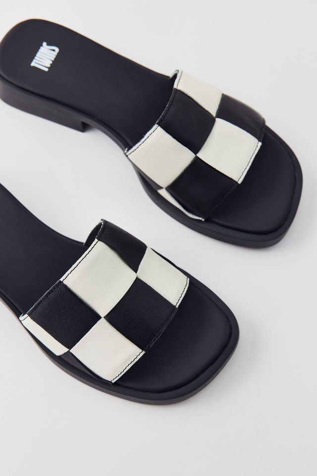 Camper Twins Checkered Mule Sandal #1