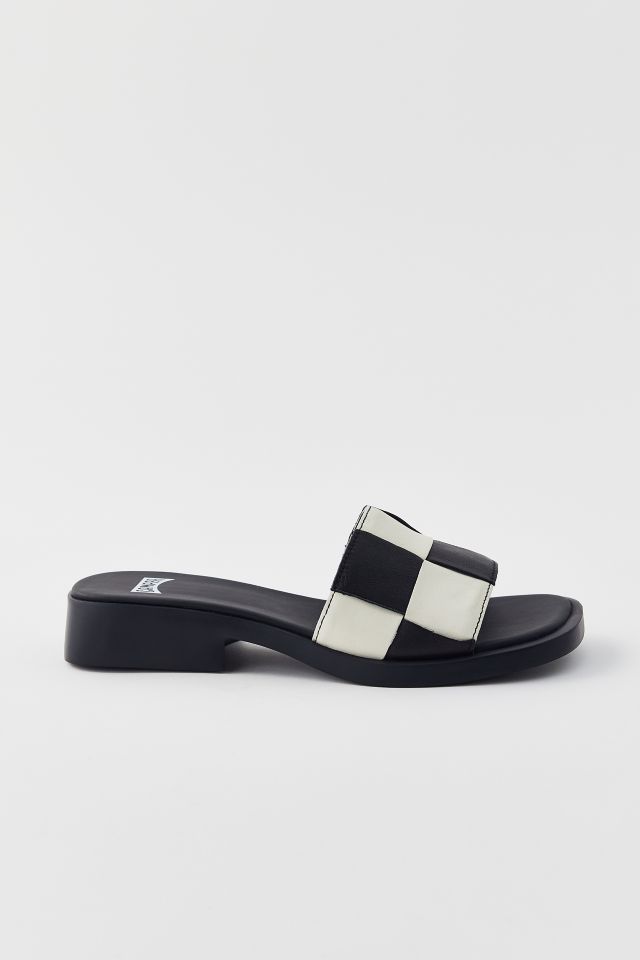 Camper Twins Checkered Mule Sandal #2