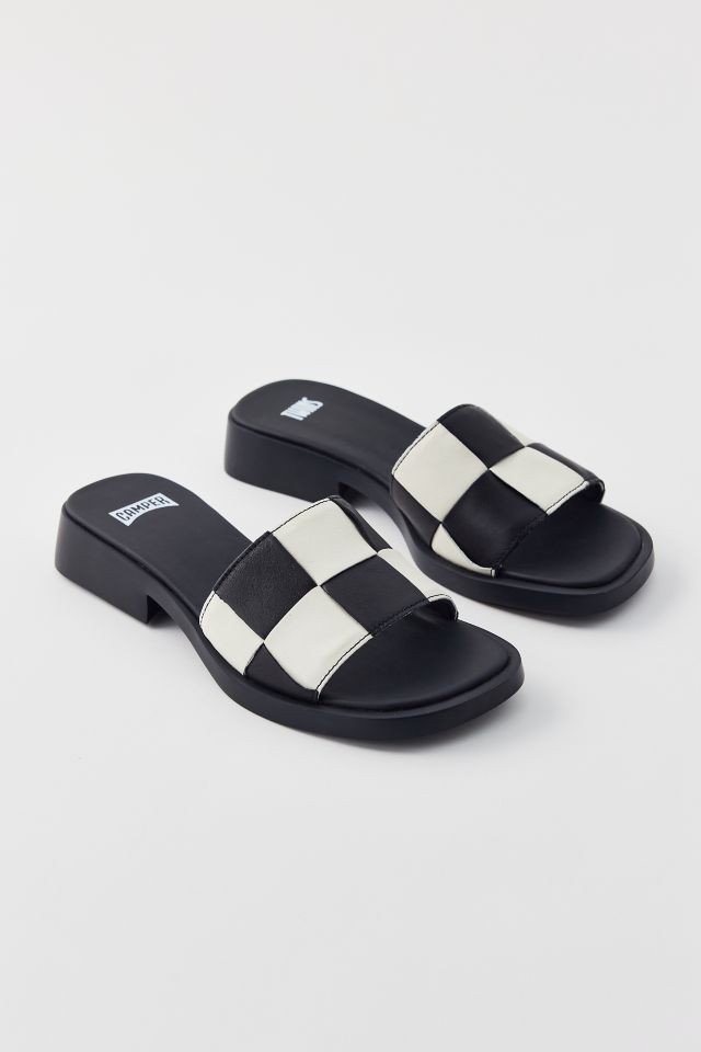 Camper Twins Checkered Mule Sandal #3