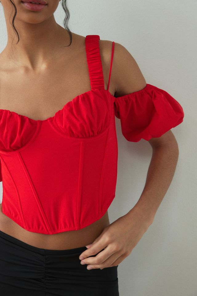 Wild Lovers X Out From Under Violet Puff Sleeve Corset #1