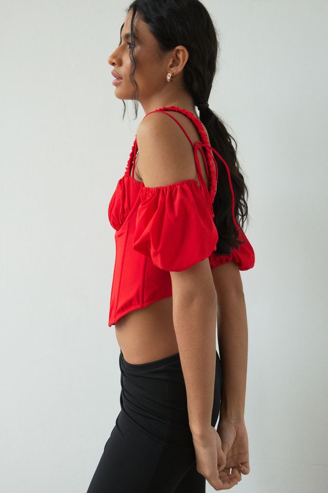 Wild Lovers X Out From Under Violet Puff Sleeve Corset #2