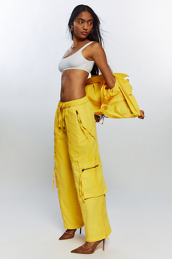 Lee X Angel Chen Nylon Balloon Pant In Yellow, Women's At Urban Outfitters