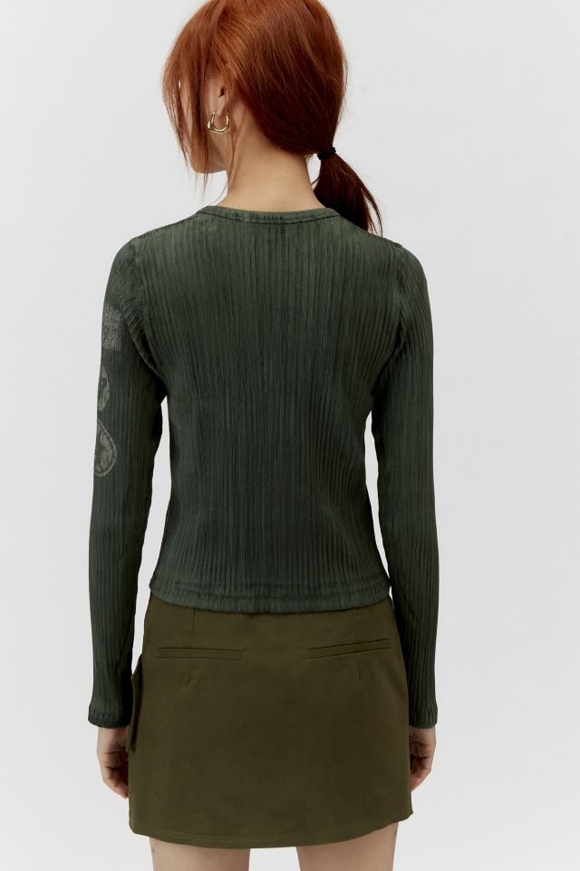 Divine Senses Ribbed Long Sleeve Tee #3