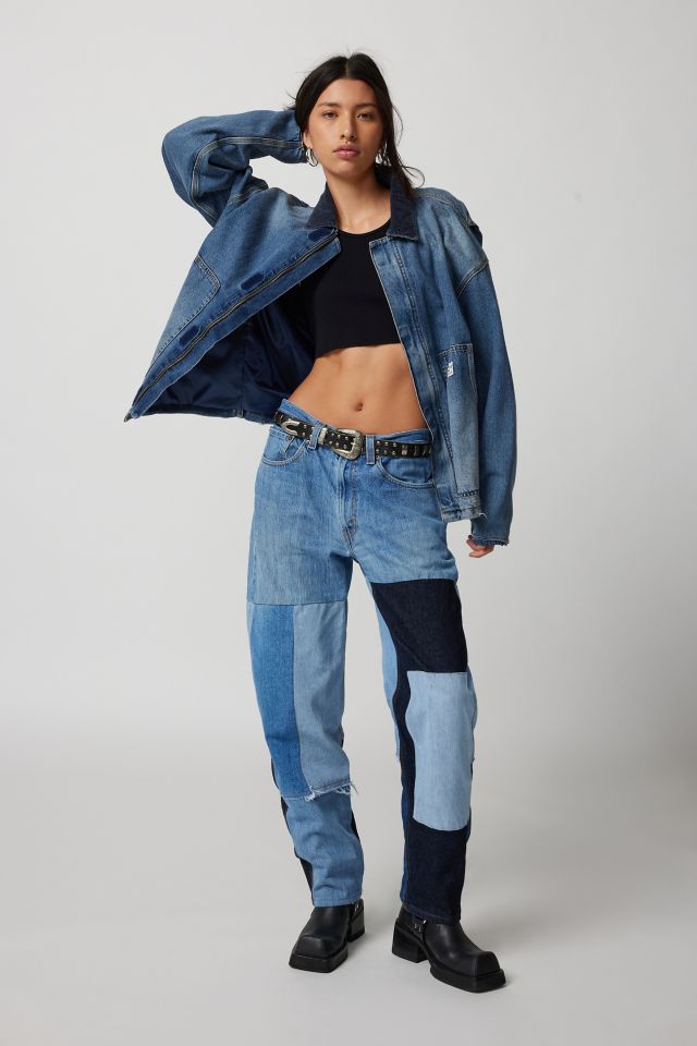 Levi's store patchwork jeans