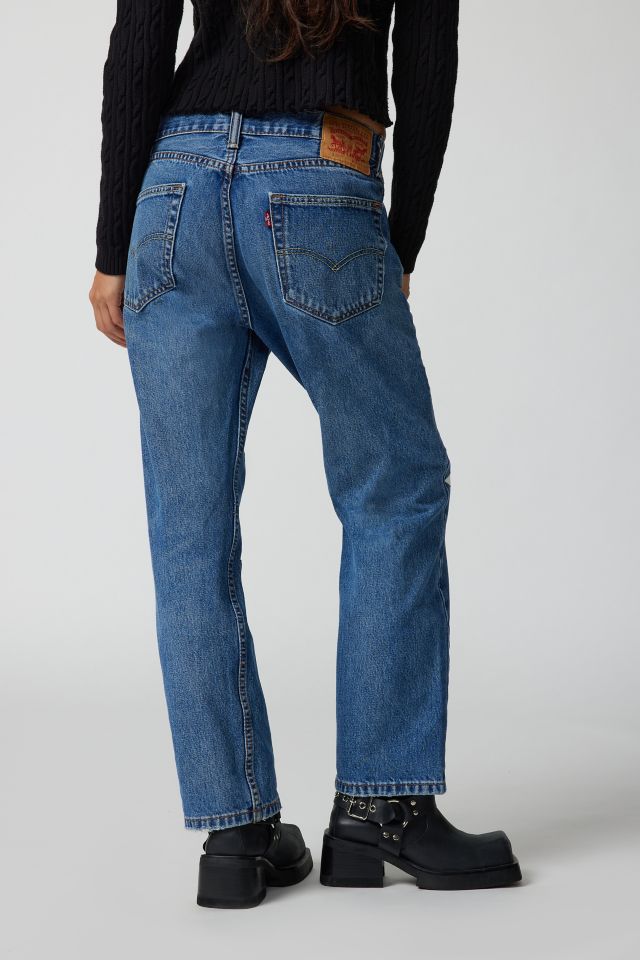Urban Renewal Remade Leather Star Patch Jean #4