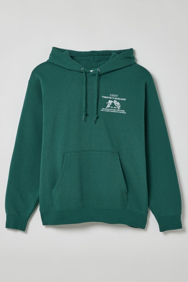 Obey discount green hoodie