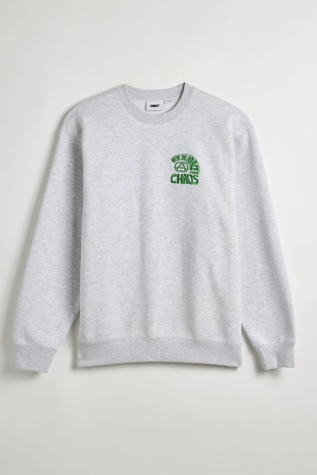 OBEY UO Exclusive Peace Program Crew Neck Sweatshirt #1