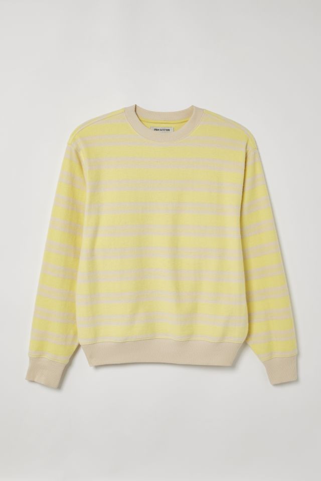 Chandail molletonné réversible, ras du cou, motif à rayures d'UO #1