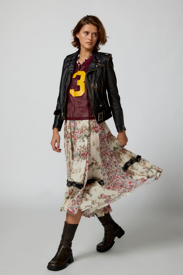Schott Hand Vintage Leather Moto Jacket | Urban Outfitters