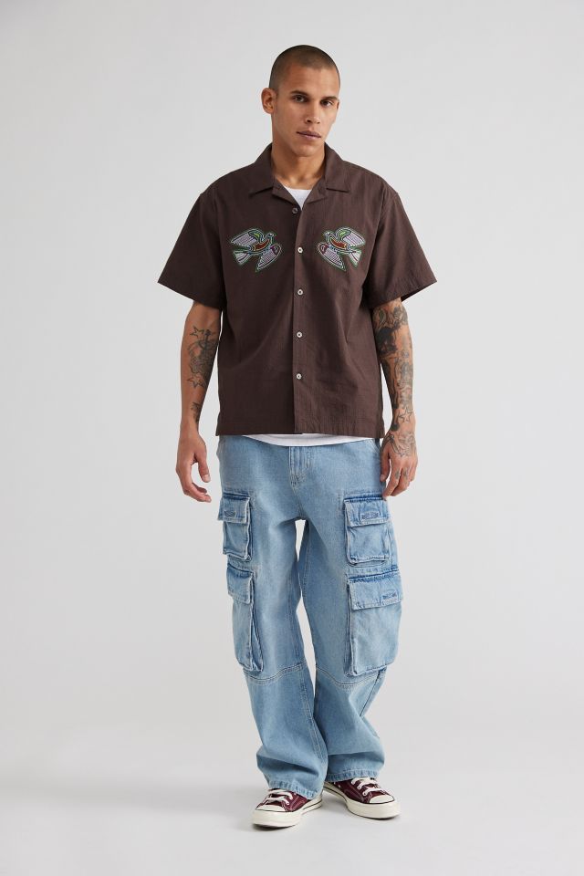 Chemise tissée OBEY UO Exclusive Sunrise #3