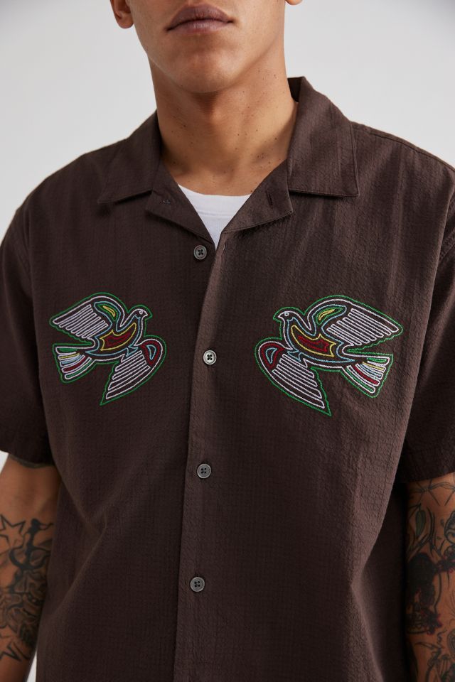 Chemise tissée OBEY UO Exclusive Sunrise #4