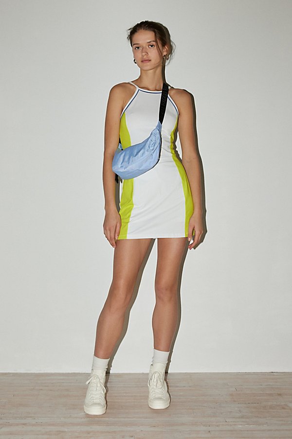 Out From Under Prep School Colorblock Mini Dress In White, Women's At Urban Outfitters