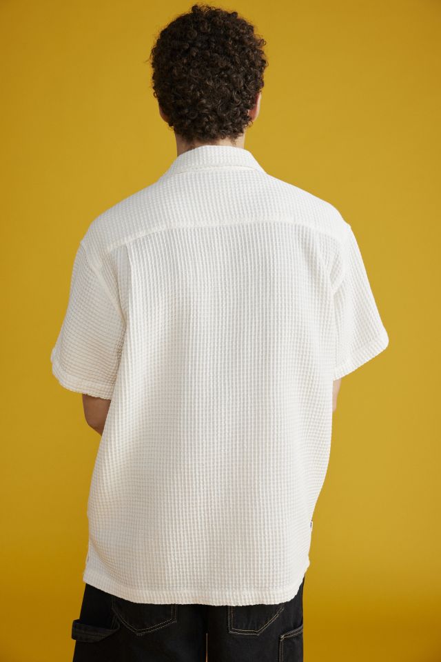 OBEY Balance Woven Waffle Button-Down Shirt #2