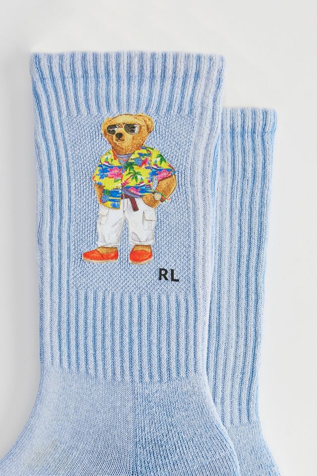 Polo Ralph Lauren Beach Bear Crew Sock 