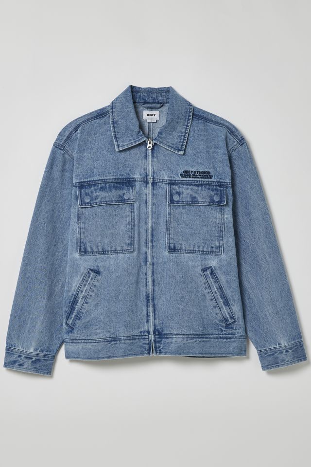 Obey cheap denim jacket