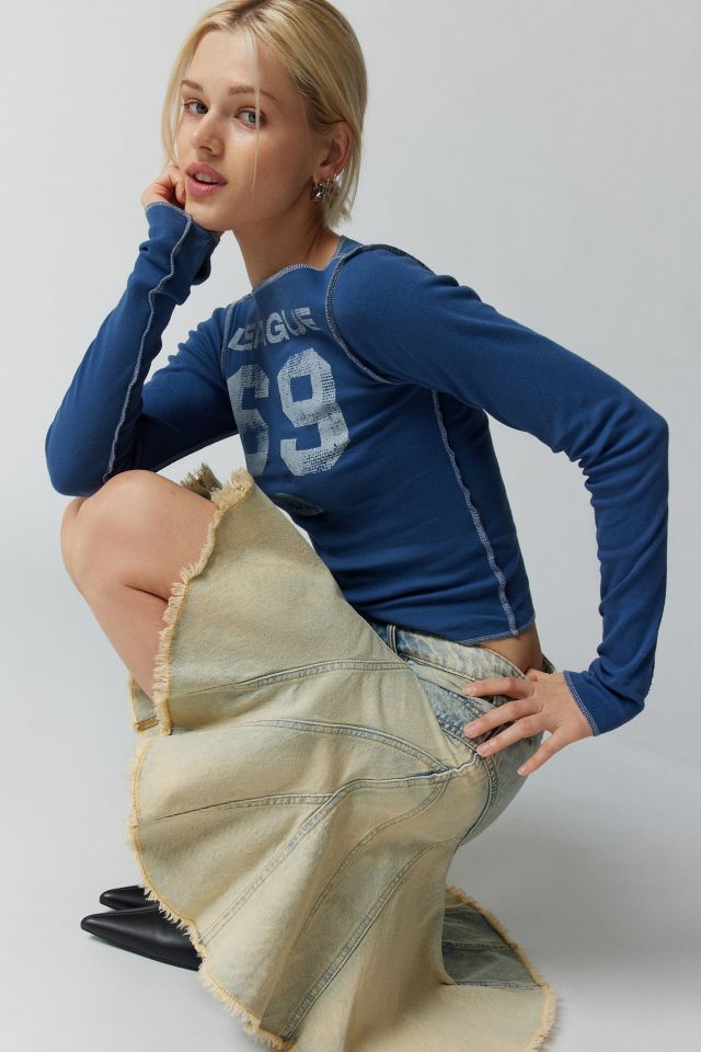 T-shirt Manches Longues Bébé Varsity League #2