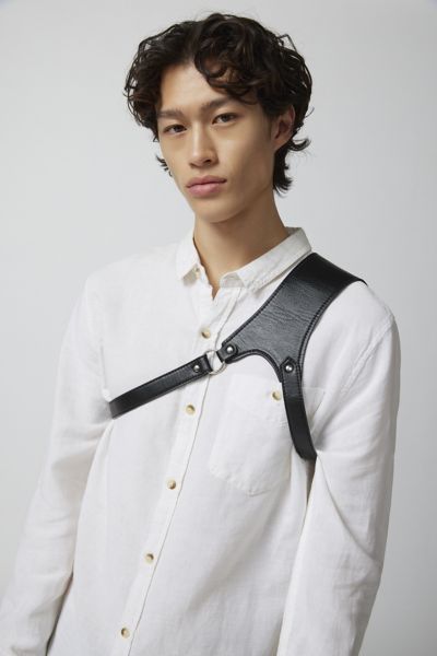 Urban Outfitters Ronan Shoulder Harness In Black, Men's At