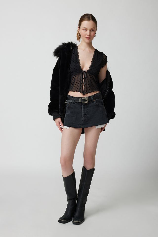 Motel Lavanya Mesh Flyaway Top #1