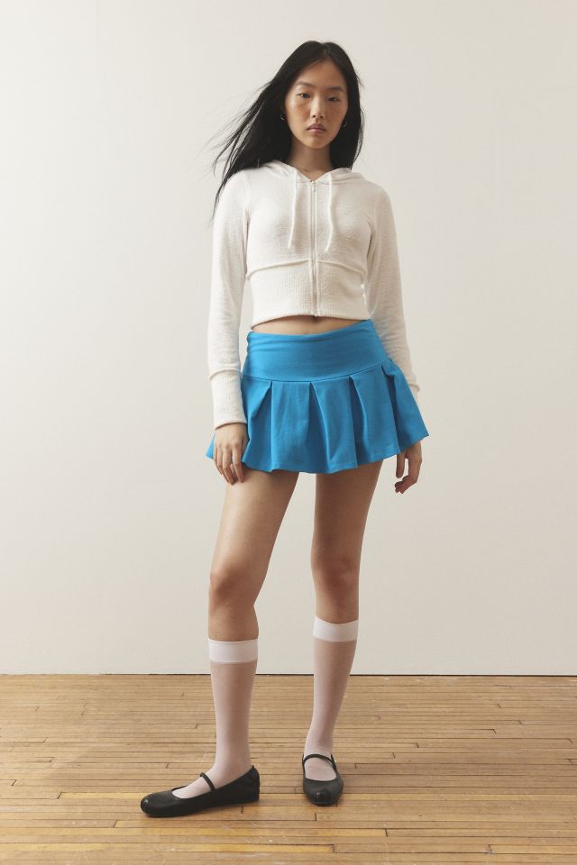 Out From Under Prep School Pleated Micro Mini Skort #2