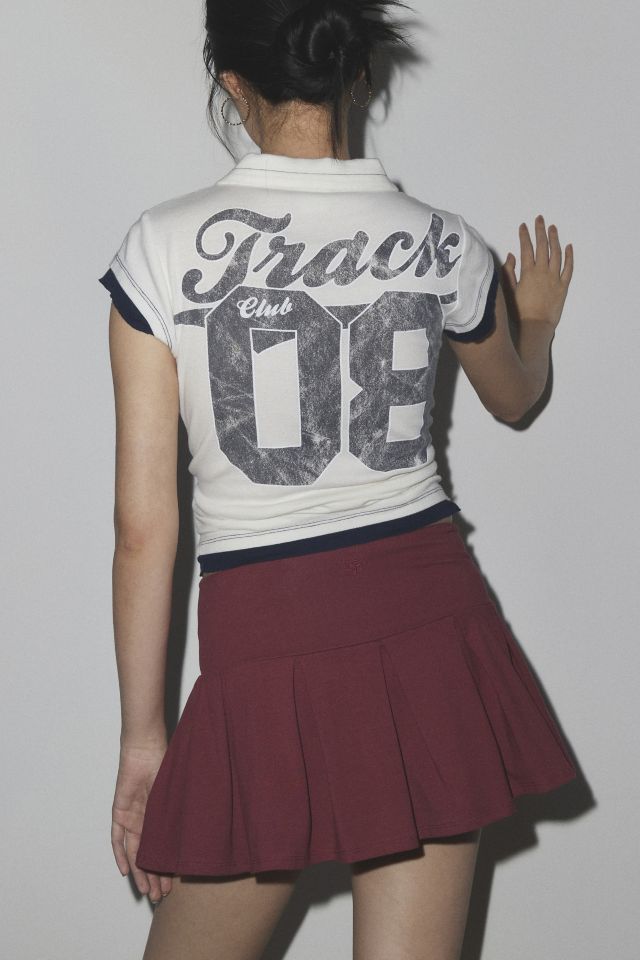 Out From Under Prep School Pleated Micro Mini Skort #3