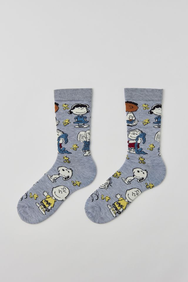 Peanuts Allover Print Crew Sock #1