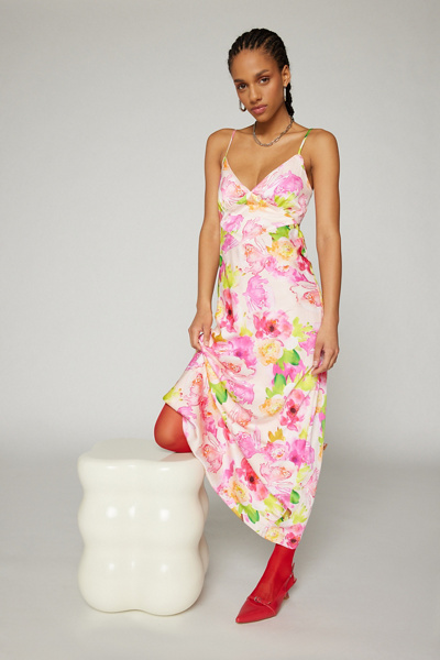 bardot malinda slip dress   campaign-outlet  Patterned Midi Dress Malinda Slip Bardot
